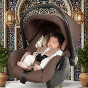 مقعد سيارة للأطفال 3 في 1 - مظلة قابلة للتعديل، حماية من الجانبين، تركيب حزام أمان عالمي